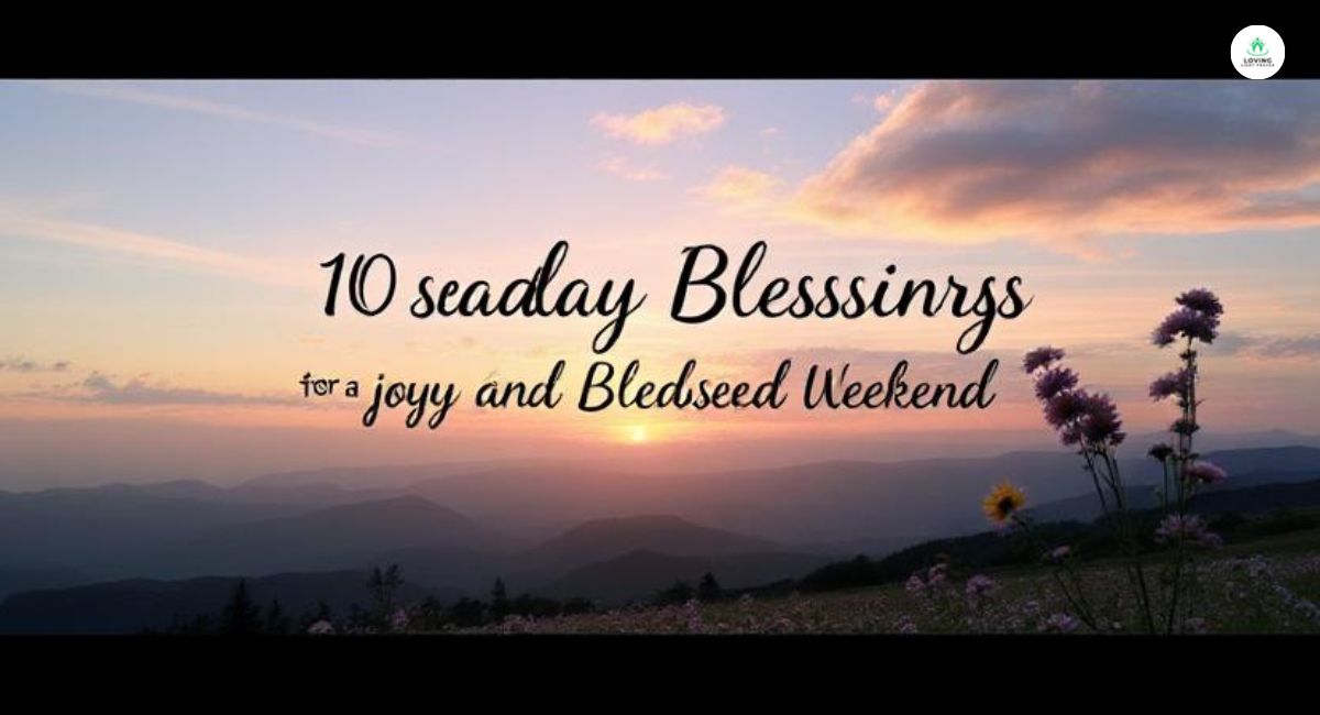 100+ Saturday Blessings for a Joyful and Blessed Weekend (2025)Welcoming Your Blessed Weekend